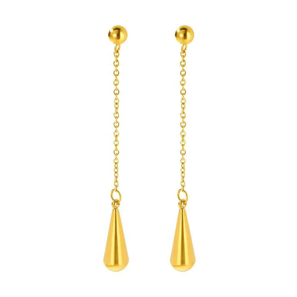 Boucles doreilles en acier inoxydable